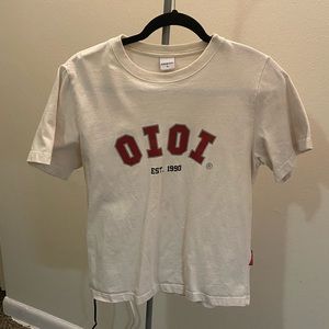 Korean brand: OIOI cream short tee